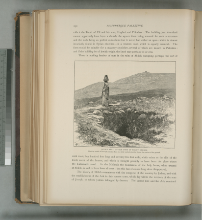 Jacob's Well, at the foot of Mount Gerizim. The true mouth of the well is in the floor of a little vaulted chamber below the surface of the ground, 1881
