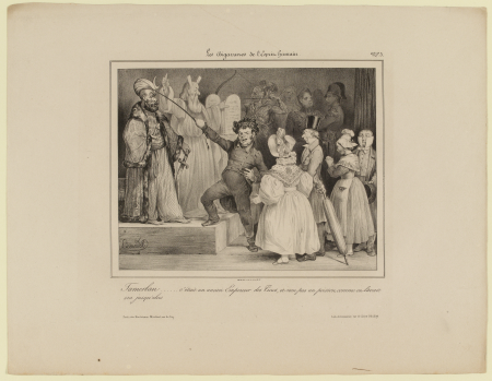 Tamerlan.c'était un ancien empereur des turcs, et non pas un poisson, comme on l'avait. N°3, G.10379(2), En 1835