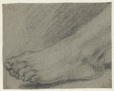 Studie van een linkervoet, RP-T-1952-202, Simon Andreas Krausz, between 1770 and 1825