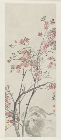 "Wu Junqing Apricot Blossom Scroll", Wu Chang-shuo