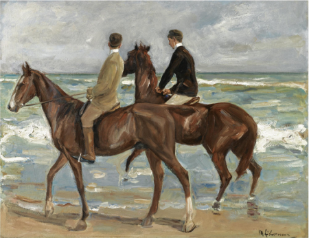 (TWO RIDERS ON A BEACH), Max Liebermann