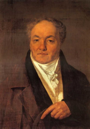 “Portrait of P.I. Milyukov", Alexey Venetsianov, 1820s