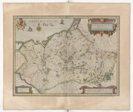Atlas, or representation of the universal world and its parts, made in very ample and exact tables and descriptions, divided into two volumes. New edition..., 1633
