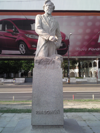 P.M.Bohúň statue, Peter Michal Bohúň