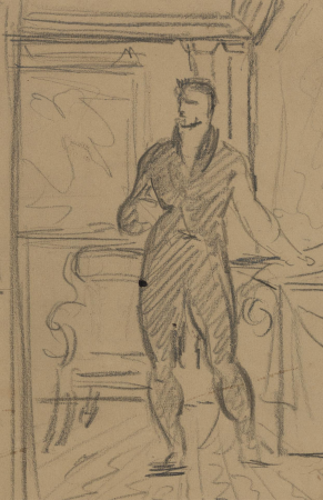 Figure Study of a Man in a Formal Suit, Benjamin Haydon