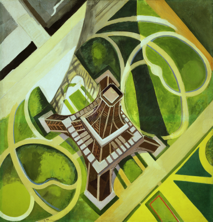 The Eiffel Tower and Champ de Mars Gardens, Robert Delaunay, 1922