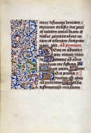 Folio 021v from the Book of Hours of Simon de Varie - KB 74 G37a, 1455