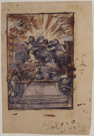 Design for a Monument, Gabriel de Saint-Aubin