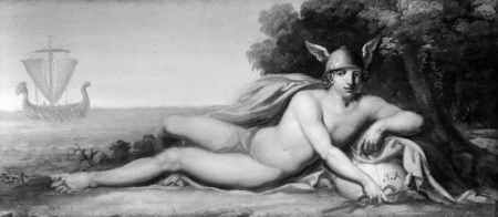 Mercury by the Seashore, Nicolai Abildgaard, 1790s