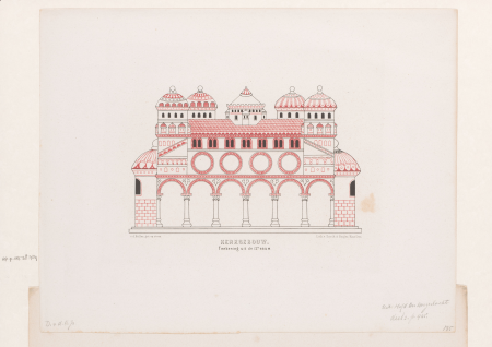 Kerkgebouw, 12e eeuw, RP-P-OB-28.724, David van der Kellen, between 1857 and 1864