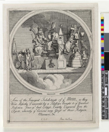 Some of the Principal Inhabitants of ye Moon, William Hogarth, 1724
