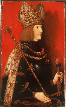 Portrait of Maximilian I (1459-1519), Bernhard Strigel, circa 1507-1508