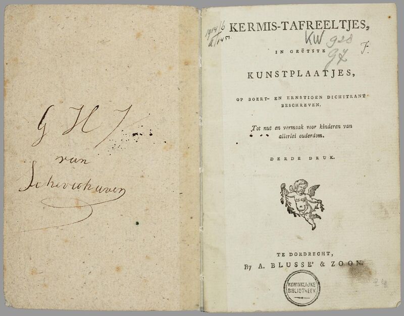 Fairground scenes, in etched art plates, described in a rustic and serious poetic style, for the benefit and entertainment of children of all ages / drawn and engraved by KF Bendorp