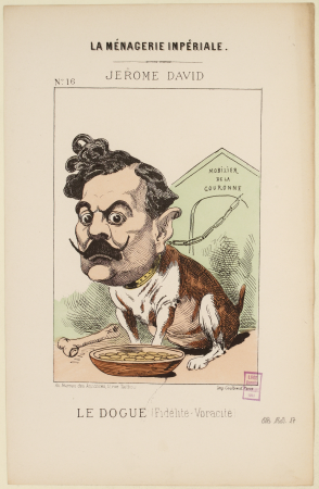 Jérôme David Le dogue (fidélité-véracité) N°16, QB.1809-17, 1870