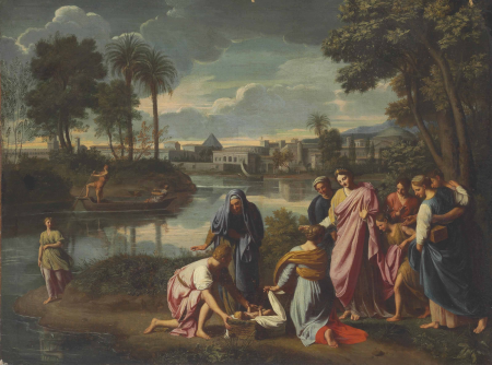 The Finding of Moses, Nicolas Colombel