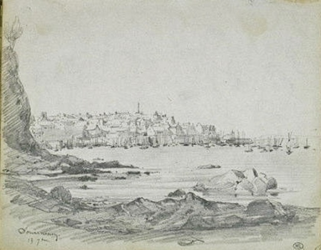 Charles Giraud Vue de Douarnenez