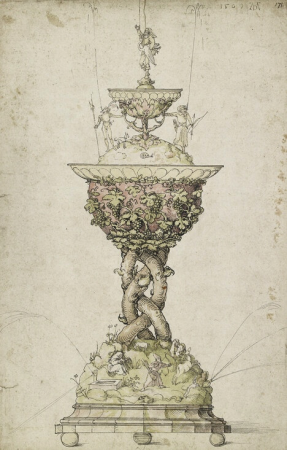 Design for a table fountain, Albrecht Dürer, from 1498 until 1503