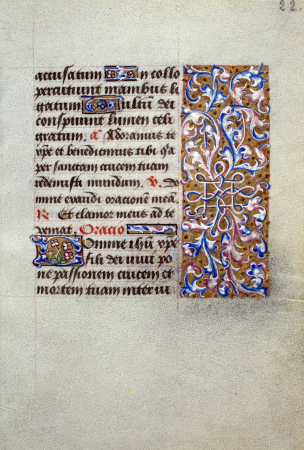 Folio 022r from the Book of Hours of Simon de Varie - KB 74 G37a, 1455