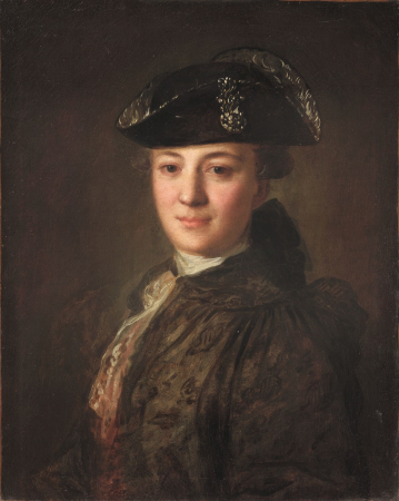 Portrait of an Unknown Man in a Cocked Hat, Fyodor Rokotov, early 1770-х