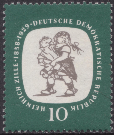 Stamp of Germany (DDR) 1958 MiNr 624, Heinrich Zille