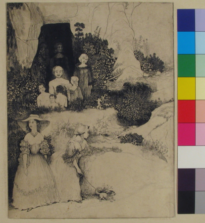 Group of Figures (drawing for a Review), Rodolphe Bresdin