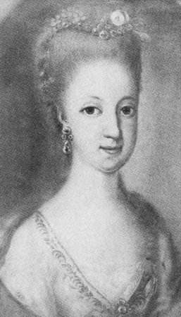 Attributed to Lauer - Maria Amalia of Saxony, Duchess of Zweibrücken, Nikolaus Lauer, circa 1780