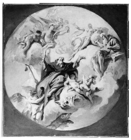 The Glorification of Saint Anthony Abbot, Carlo Carlone, between 1706 and 1775