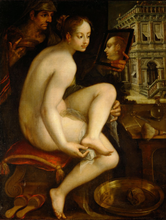 David and Bathsheba, Hans von Aachen, between 1612 and 1615