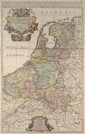 The Netherlands in 17 Provinces - Netherlands Map