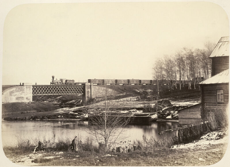 04 railway bridge on Nikolaev Railway 1860, Iosif Goffert, between 1863 and 1864