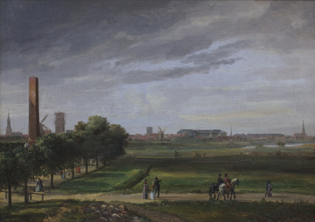View of Vesterbro, Seen from Enighedsværn, Johan Christian Dahl, from 1816 until 1818