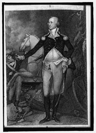 Washington at Trenton, painted by Col. John Trumbull, 1792 LCCN2016821222, between 1908 and 1919