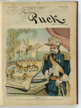 Driven to it - Dalrymple. LCCN2012647329, Louis Dalrymple, 1899