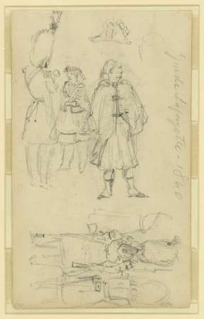 Garde Lafayette, 1860 LCCN2004661148, Alfred Waud