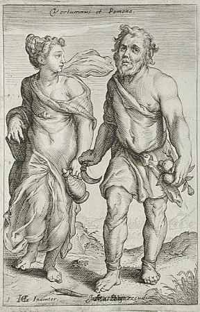 Vertumnus and Pomona - Jacob Matham, Jacob Matham, between 1607 and 1610