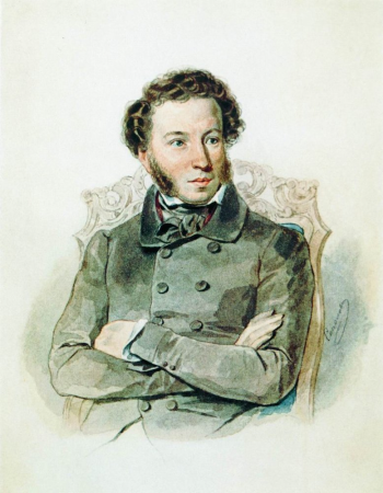 Pushkin Alexander, 1836 by Sokolov P, Pyotr Fyodorovich Sokolov