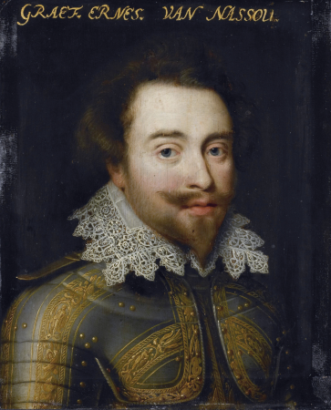 Portrait of Johan Ernst I (1582–1617), Count of Nassau-Siegen, Jan van Ravesteyn
