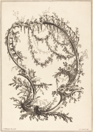 Ornament with a Strut and a Railing, Jean-Jacques Avril