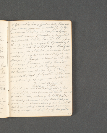 Reysedagbog. Liege (Liège) and Bruxelles, Johan Lundbye