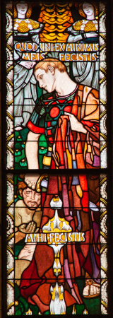 Detail depicting St. Martin, Józef Mehoffer, between 1898 and 1900