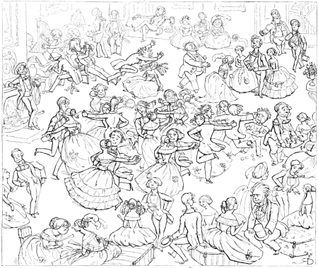 Manners and customs of ye Englyshe - No 1, Richard Doyle, 1849