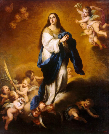 Esquilache Immaculate Conception, Bartolomé Esteban Murillo, between 1645 and 1655