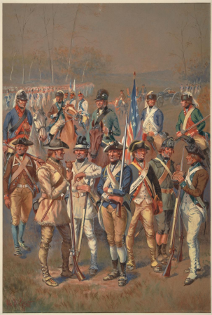 ContinentalArmy LeffertsWatercolor, Charles M. Lefferts, between 1910 and 1920