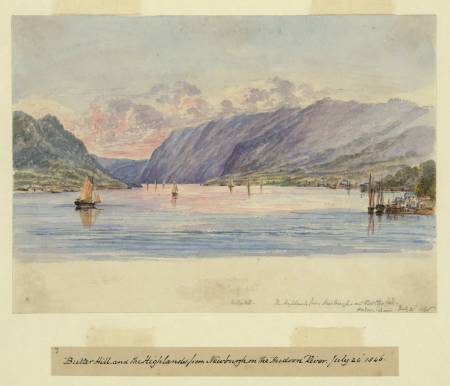 The Highlands from Newburgh and Butter Hill, Hudson River LCCN2007686600, Michael Seymour, 1846