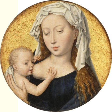 Tondo with the Virgin Suckling the Christ Child by Hans Memling, Hans Memling