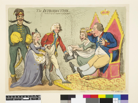 The Introduction, James Gillray, 1791