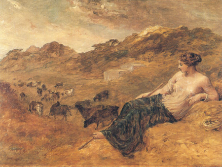 Cyrene and Cattle - Edward Calvert, Edward Calvert