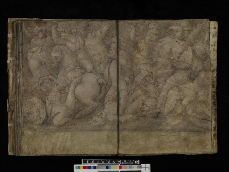 Drawing, sketch-book, Amico Aspertini, between 1532 and 1535