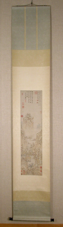 Lu Zhi, Ming Dynasty, chrysanthemum planting scroll, Lu Zhi