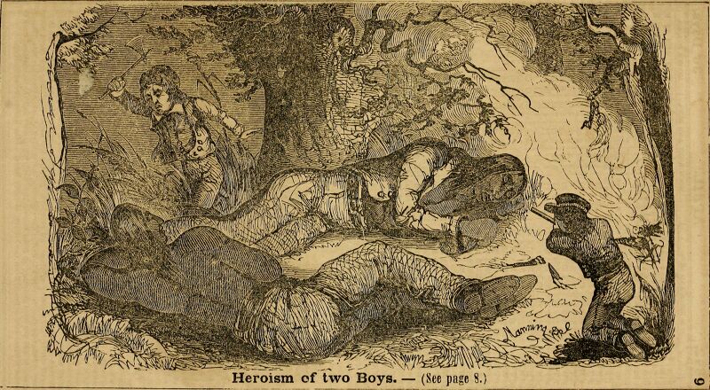 The Crockett almanac - containing sprees and scrapes in the West; life and manners in the backwoods, and exploits and adventures on the praries (1842) (14783165105)